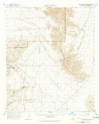 Coxcomb Mountains California Historical topographic map, 1:62500 scale, 15 X 15 Minute, Year 1963