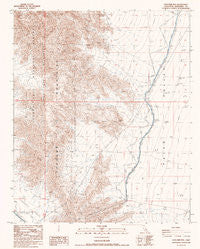 Coxcomb Mts California Historical topographic map, 1:24000 scale, 7.5 X 7.5 Minute, Year 1987