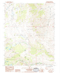 Coyote Flat California Historical topographic map, 1:24000 scale, 7.5 X 7.5 Minute, Year 1984