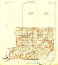 Coyote Hills California Historical topographic map, 1:31680 scale, 7.5 X 7.5 Minute, Year 1935
