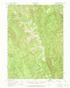 Coyote Peak California Historical topographic map, 1:62500 scale, 15 X 15 Minute, Year 1952