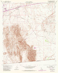 Coyote Wells California Historical topographic map, 1:24000 scale, 7.5 X 7.5 Minute, Year 1957