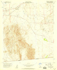 Coyote Wells California Historical topographic map, 1:24000 scale, 7.5 X 7.5 Minute, Year 1957
