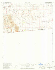 Coyote Wells California Historical topographic map, 1:62500 scale, 15 X 15 Minute, Year 1957