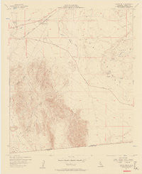 Coyote Wells California Historical topographic map, 1:24000 scale, 7.5 X 7.5 Minute, Year 1957