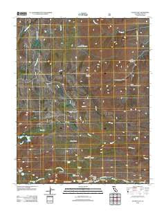 Coyote Flat California Historical topographic map, 1:24000 scale, 7.5 X 7.5 Minute, Year 2012