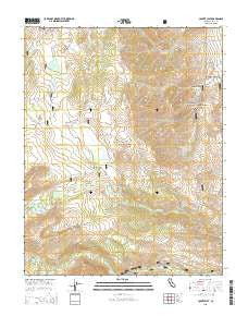 Coyote Flat California Current topographic map, 1:24000 scale, 7.5 X 7.5 Minute, Year 2015