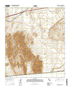 Coyote Wells California Current topographic map, 1:24000 scale, 7.5 X 7.5 Minute, Year 2015