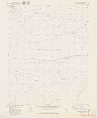 Crandall Peak California Historical topographic map, 1:24000 scale, 7.5 X 7.5 Minute, Year 1979