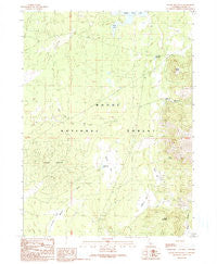 Crank Mountain California Historical topographic map, 1:24000 scale, 7.5 X 7.5 Minute, Year 1990