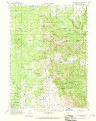Crank Mountain California Historical topographic map, 1:62500 scale, 15 X 15 Minute, Year 1962