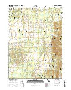 Crank Mountain California Current topographic map, 1:24000 scale, 7.5 X 7.5 Minute, Year 2015