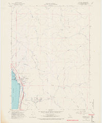 Crannell California Historical topographic map, 1:24000 scale, 7.5 X 7.5 Minute, Year 1966