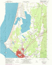 Crescent City California Historical topographic map, 1:24000 scale, 7.5 X 7.5 Minute, Year 1966