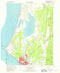 Crescent City California Historical topographic map, 1:24000 scale, 7.5 X 7.5 Minute, Year 1966