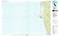 Crescent City California Historical topographic map, 1:100000 scale, 30 X 60 Minute, Year 1983