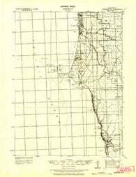 Crescent City California Historical topographic map, 1:125000 scale, 30 X 30 Minute, Year 1929