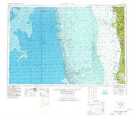 Crescent City California Historical topographic map, 1:250000 scale, 1 X 2 Degree, Year 1958