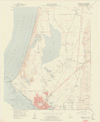 Crescent City California Historical topographic map, 1:24000 scale, 7.5 X 7.5 Minute, Year 1956