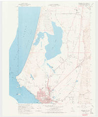 Crescent City California Historical topographic map, 1:24000 scale, 7.5 X 7.5 Minute, Year 1966