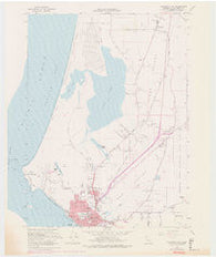 Crescent City California Historical topographic map, 1:24000 scale, 7.5 X 7.5 Minute, Year 1966