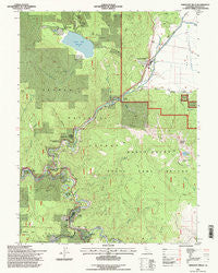 Crescent Mills California Historical topographic map, 1:24000 scale, 7.5 X 7.5 Minute, Year 1994