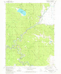 Crescent Mills California Historical topographic map, 1:24000 scale, 7.5 X 7.5 Minute, Year 1980