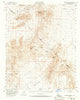 Crescent Peak Nevada Historical topographic map, 1:62500 scale, 15 X 15 Minute, Year 1956