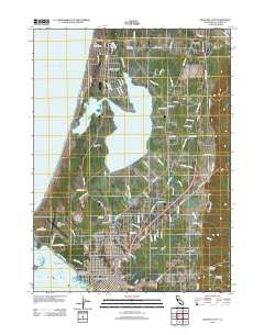 Crescent City California Historical topographic map, 1:24000 scale, 7.5 X 7.5 Minute, Year 2012