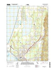 Crescent City California Current topographic map, 1:24000 scale, 7.5 X 7.5 Minute, Year 2015
