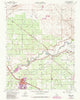 Cressey California Historical topographic map, 1:24000 scale, 7.5 X 7.5 Minute, Year 1961