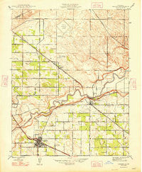 Cressey California Historical topographic map, 1:24000 scale, 7.5 X 7.5 Minute, Year 1948