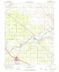 Cressey California Historical topographic map, 1:24000 scale, 7.5 X 7.5 Minute, Year 1961