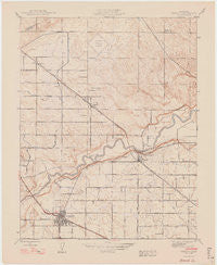 Cressey California Historical topographic map, 1:24000 scale, 7.5 X 7.5 Minute, Year 1948