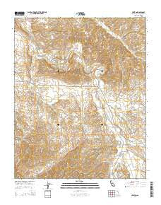 Creston California Current topographic map, 1:24000 scale, 7.5 X 7.5 Minute, Year 2015
