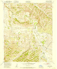 Creston California Historical topographic map, 1:24000 scale, 7.5 X 7.5 Minute, Year 1948