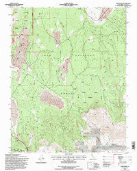 Crestview California Historical topographic map, 1:24000 scale, 7.5 X 7.5 Minute, Year 1994