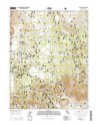 Crestview California Current topographic map, 1:24000 scale, 7.5 X 7.5 Minute, Year 2015