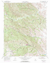Crevison Peak California Historical topographic map, 1:24000 scale, 7.5 X 7.5 Minute, Year 1955