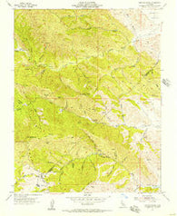 Crevison Peak California Historical topographic map, 1:24000 scale, 7.5 X 7.5 Minute, Year 1955