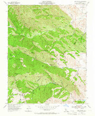 Crevison Peak California Historical topographic map, 1:24000 scale, 7.5 X 7.5 Minute, Year 1955