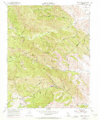 Crevison Peak California Historical topographic map, 1:24000 scale, 7.5 X 7.5 Minute, Year 1955