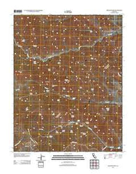 Crevison Peak California Historical topographic map, 1:24000 scale, 7.5 X 7.5 Minute, Year 2012