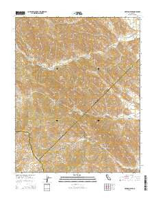 Crevison Peak California Current topographic map, 1:24000 scale, 7.5 X 7.5 Minute, Year 2015