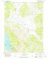 Crocker Mtn California Historical topographic map, 1:24000 scale, 7.5 X 7.5 Minute, Year 1972