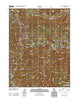 Crockett Peak California Historical topographic map, 1:24000 scale, 7.5 X 7.5 Minute, Year 2012