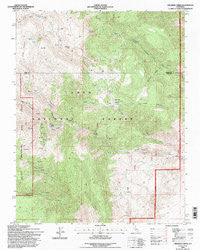Crooked Creek California Historical topographic map, 1:24000 scale, 7.5 X 7.5 Minute, Year 1994