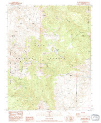Crooked Creek California Historical topographic map, 1:24000 scale, 7.5 X 7.5 Minute, Year 1987