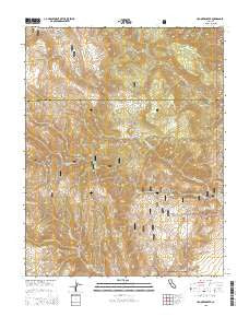 Crooked Creek California Current topographic map, 1:24000 scale, 7.5 X 7.5 Minute, Year 2015