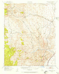 Cross Mountain California Historical topographic map, 1:62500 scale, 15 X 15 Minute, Year 1943